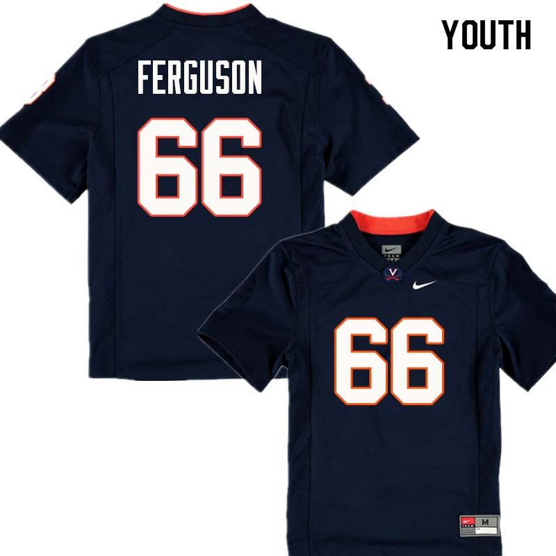 Youth #66 D'Brickashaw Ferguson Virginia Cavaliers College Football Jerseys Sale-Navy - Click Image to Close